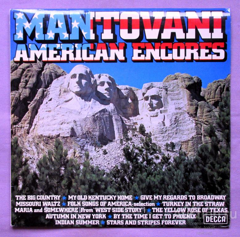 Mantovani - 1976 "American Encores" (Decca SKL 5234) LP England