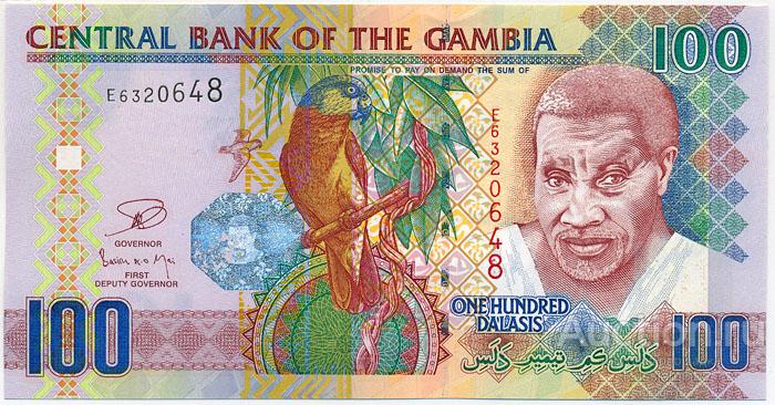 Бона Гамбия 100 даласи (2010 г.) Press