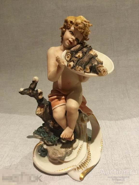 Статуэтка. Каподимонте. Rori. Capodimonte. Италия. Клеймо. БЕСПЛАТНАЯ ДОСТАВКА! 