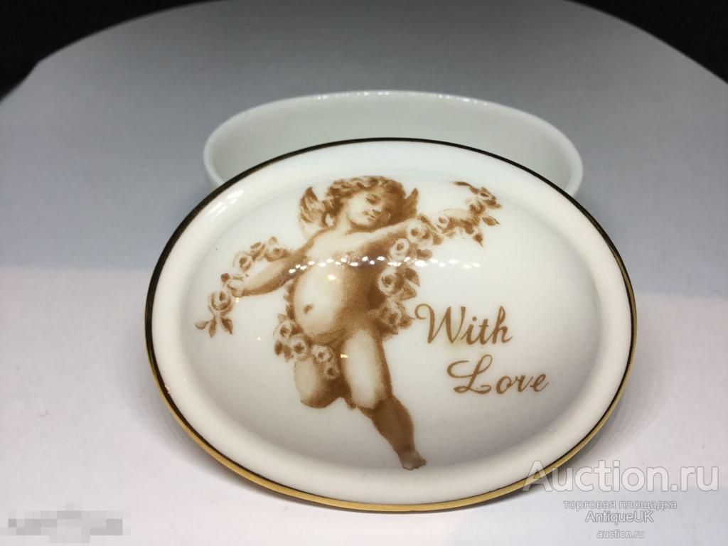 ШКАТУЛКА. ШКАТУЛОЧКА. WITH LOVE. ROYAL DOULTON. ENGLAND. БЕСПЛАТНАЯ ДОСТАВКА !!! 