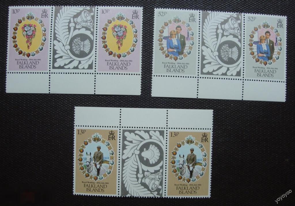 1981 Фолкленды Свадьба Дианы гаттерпары ПОЛЯ ** А46 