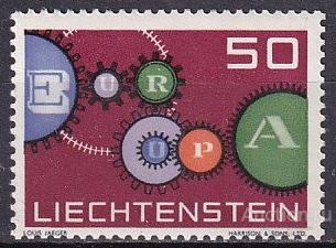 Лихтенштейн 1961 пс Европа MNH