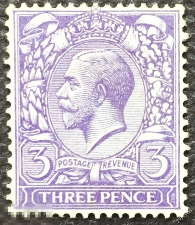 1912 Великобритания Стандарт Король Георг V 132 * А128 