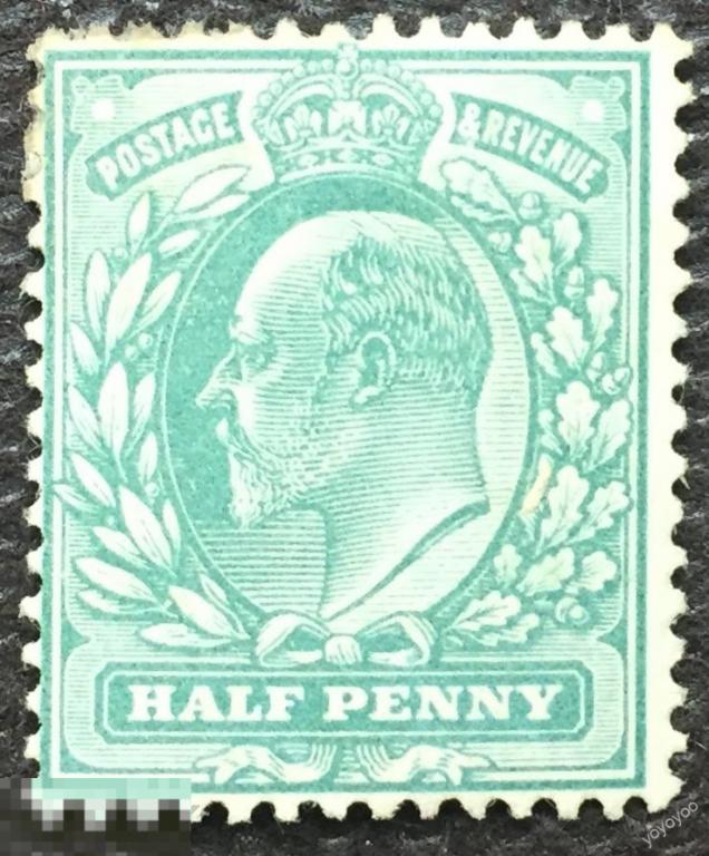 1902 Великобритания Стандарт Король Эдуард VII 102 * А128 