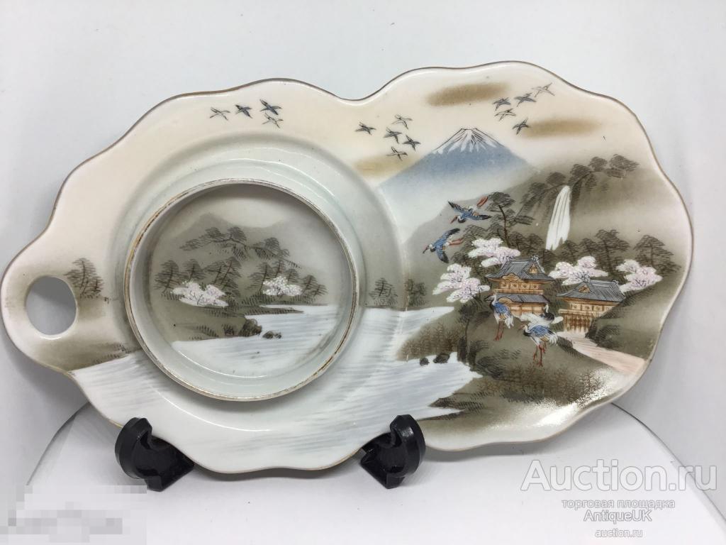 ТАРЕЛКА - ПОДСТАВКА. РУЧНАЯ РАБОТА. ФАРФОР.  БЕСПЛАТНАЯ ДОСТАВКА!!! 