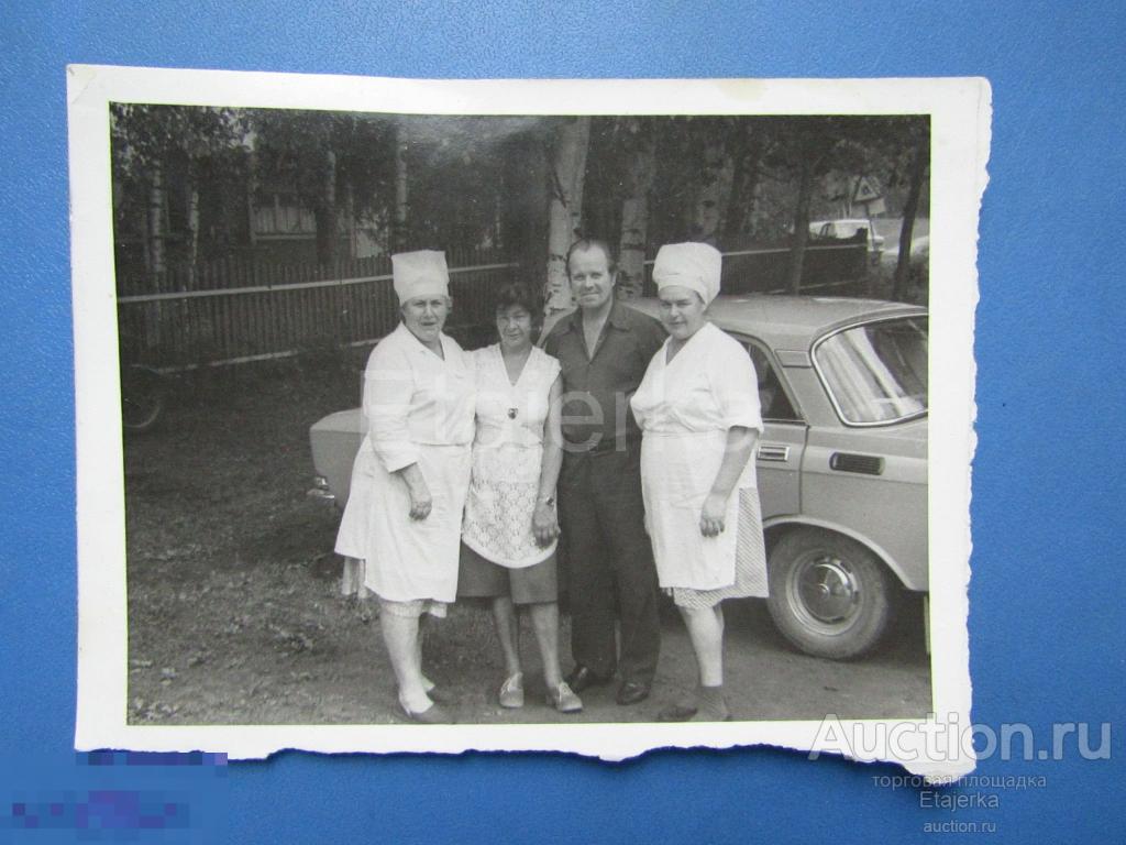 Мужчина . Женщина .   Повар. Москвич . Работа .  Фото СССР   .  ( арх. СЧ) 