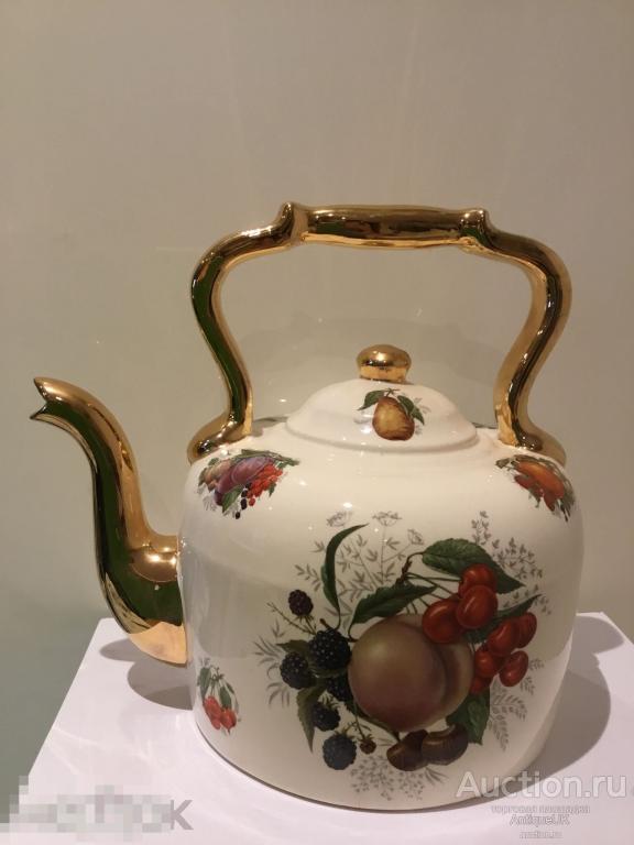 Большой коллекционный декоративный чайник. Staffordshire. Англия. БЕСПЛАТНАЯ ДОСТАВКА!!! 