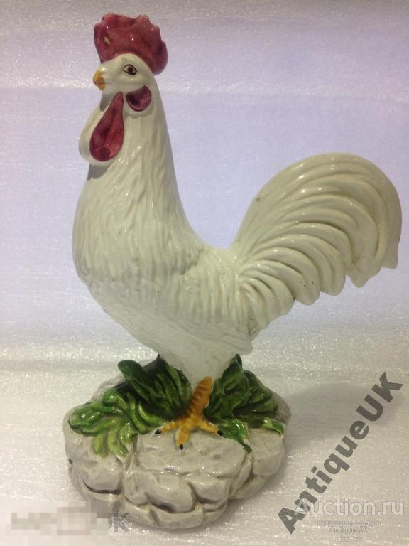 СТАТУЭТКА *ПЕТУШОК*. КЕРАМИКА. ИТАЛИЯ. 1960-Е ГОДЫ. БЕСПЛАТНАЯ ДОСТАВКА!!! 