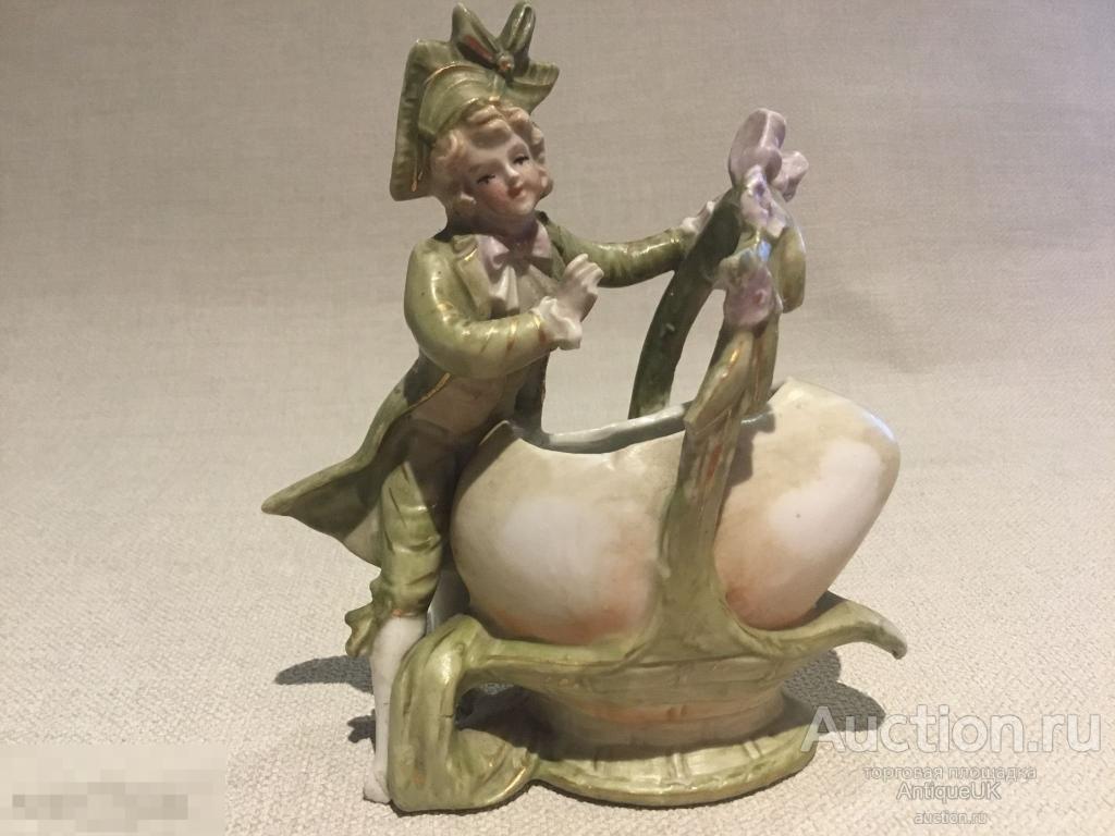 СТАРИННАЯ АНТИКВАРНАЯ СТАТУЭТКА. ГЕРМАНИЯ. БЕСПЛАТНАЯ ДОСТАВКА!!! 