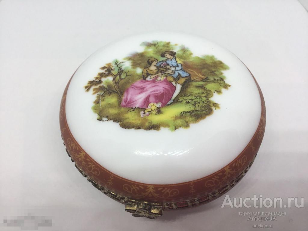 ШКАТУЛКА. ФАРФОР. БЕСПЛАТНАЯ ДОСТАВКА!!! 