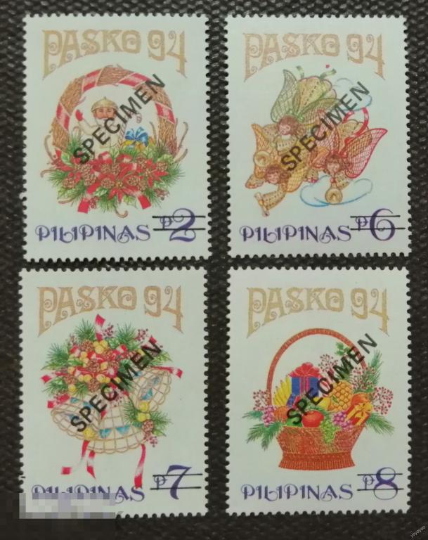 1994 Филиппины Религия Рождество SPECIMEN ** А143-1 
