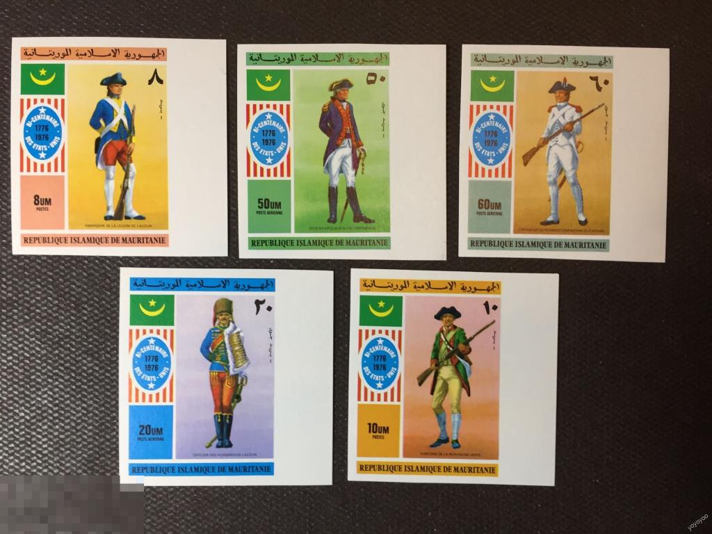 1976 Мавритания Военная Униформа Милитария б/з ** А110 