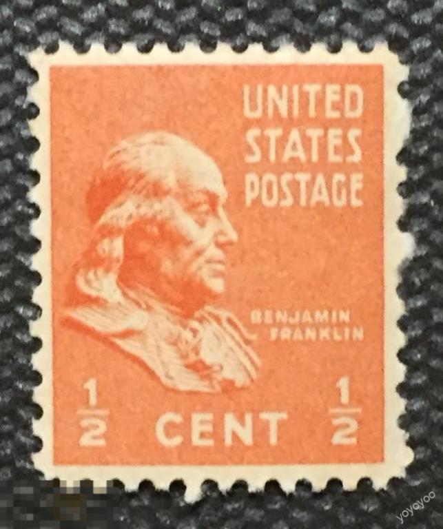 1938 США Персоналии Президент Вашингтон ** А125 