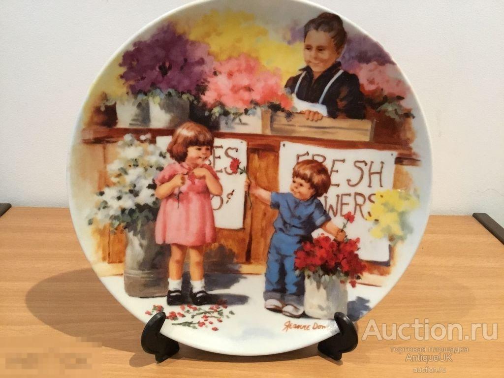 КОЛЛЕКЦИОННАЯ ТАРЕЛКА. KNOWLES. ФАРФОР. США. 1986 ГОД. БЕСПЛАТНАЯ ДОСТАВКА!!! 