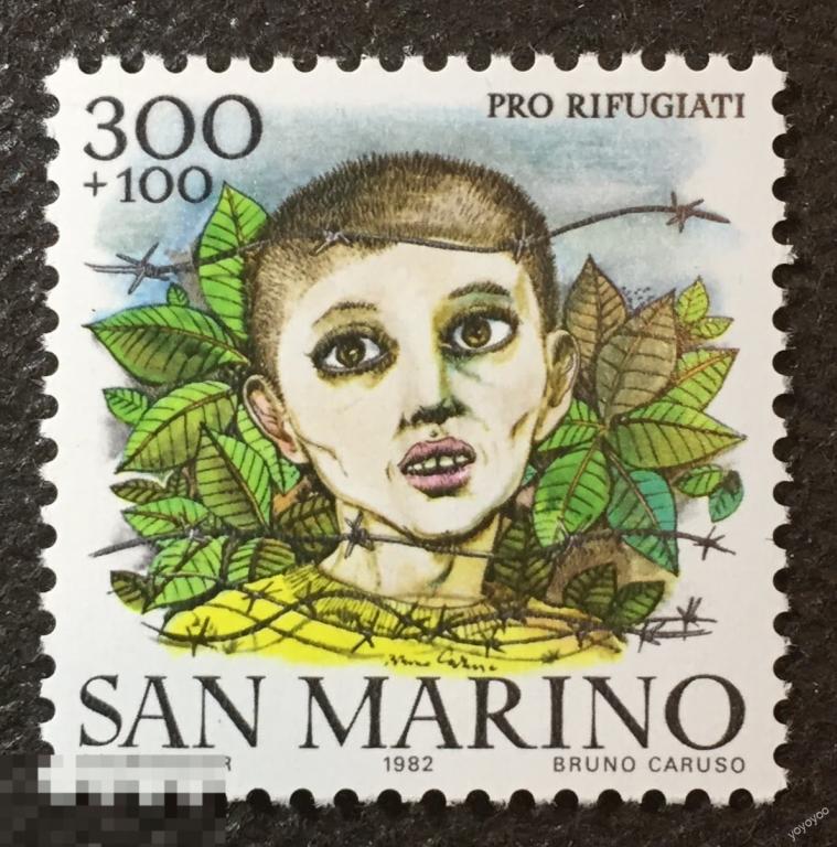 1982 Сан-Марино Дети-беженцы 1270 ** А125 