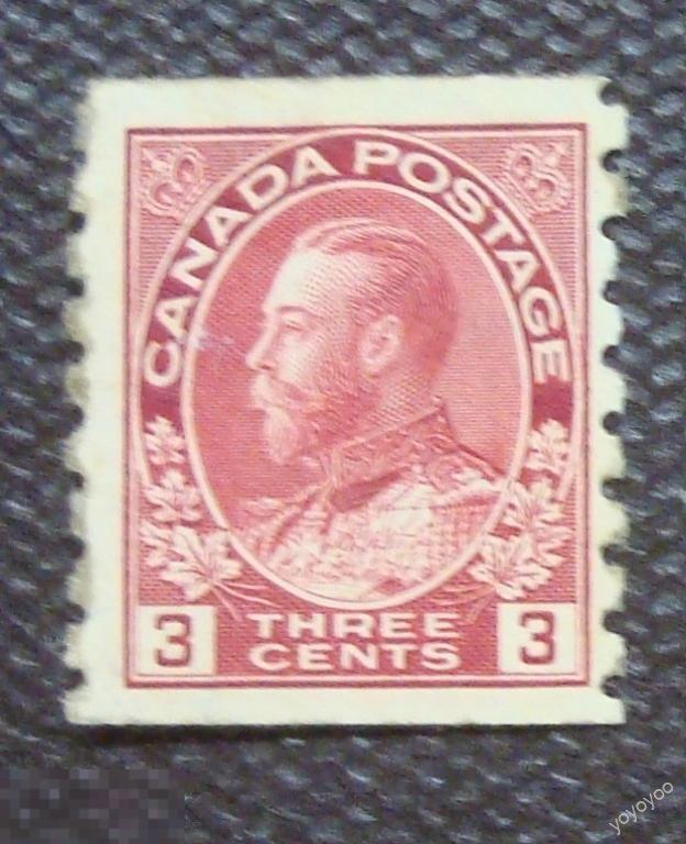 1922 Канада Персоналии Король Георг V 107D ** А46 