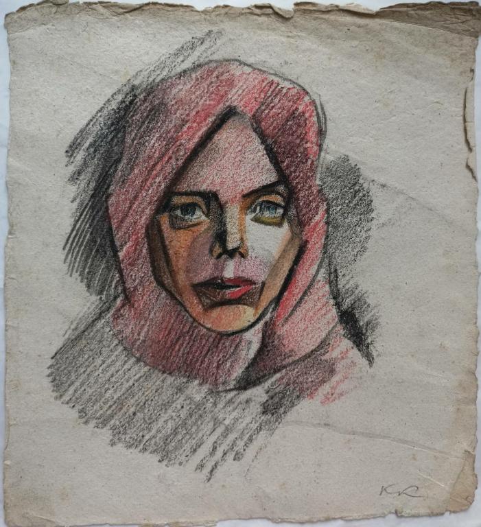 Кузнецов К.В. (1886-1943) "Женский портрет"