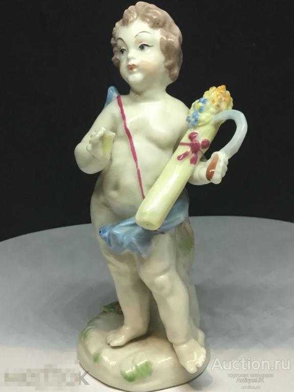 СТАРИННАЯ СТАТУЭТКА. Capodimonte. КАПОДИМОНТЕ. Италия. Клеймо. БЕСПЛАТНАЯ ДОСТАВКА! 