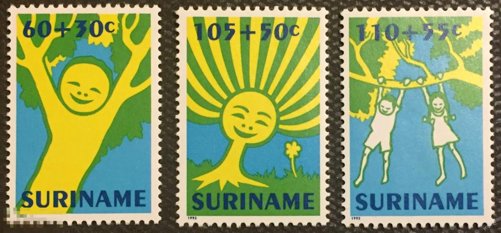 1992 Суринам Дети 1426-1428 ** А46__ 