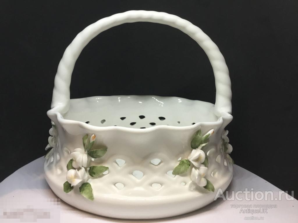 ОЧЕНЬ КРАСИВАЯ АЖУРНАЯ КОРЗИНКА ВАЗА С ЦВЕТАМИ. БЕСПЛАТНАЯ ДОСТАВКА!!! 