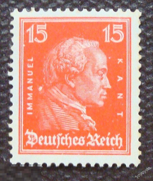 1926 Рейх Германия Персоналии Кант 391 ** А49К 