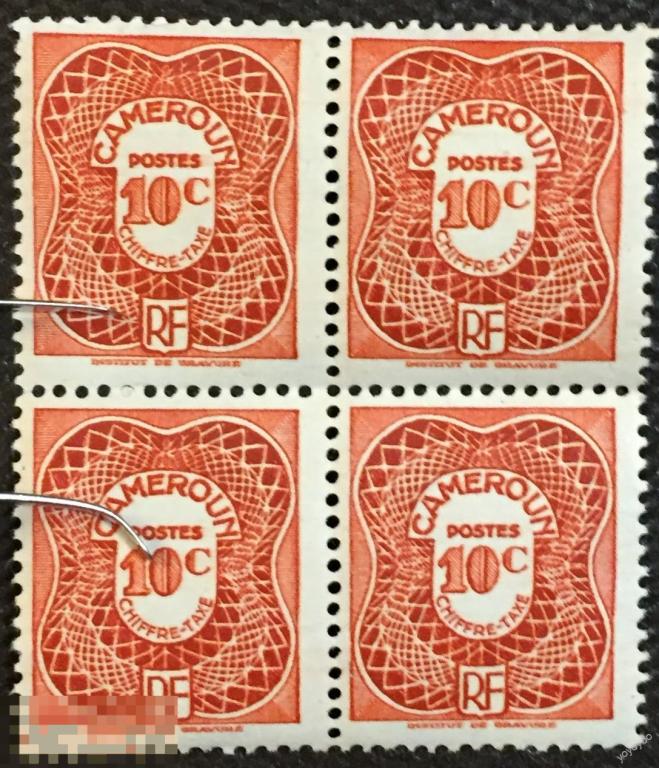 1947 Камерун Доплатная КВАРТ ** А125 