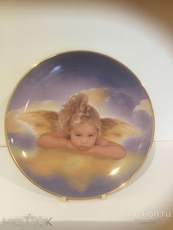 КОЛЛЕКЦИОННАЯ ТАРЕЛКА. ФАРФОР. DANBURY MINT. HEAVENLY ANGEL. БЕСПЛАТНАЯ ДОСТАВКА!!!! 