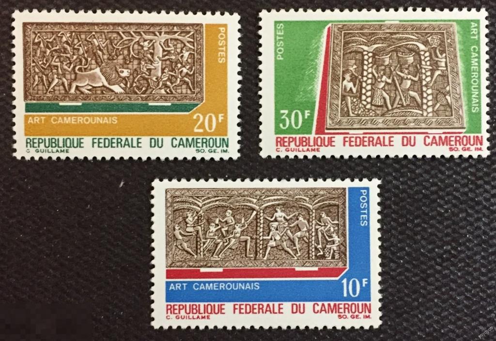 1967 Камерун Искусство Резьба по дереву НЕ ПОЛНАЯ ** А125 