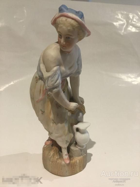 АНТИКВАРНАЯ СТАТУЭТКА. ГЕРМАНИЯ. 19-20 ВЕК. БЕСПЛАТНАЯ ДОСТАВКА!!! 