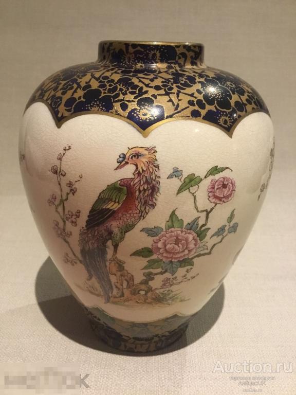 ВАЗА. WEDGWOOD. MIMOSA WARE. АНГЛИЯ. КЛЕЙМО. КОБАЛЬТ, ЗОЛОТО. БЕСПЛАТНАЯ ДОСТАВКА!!! 