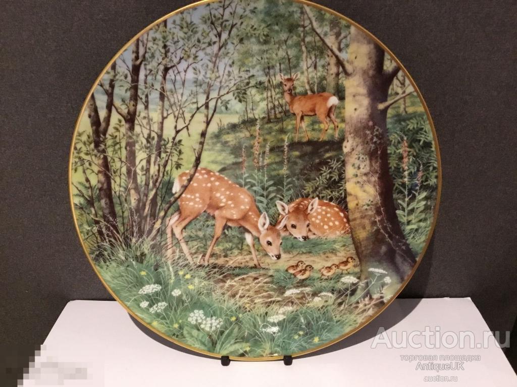 ДЕКОРАТИВНАЯ ТАРЕЛКА. FRANKLIN PORCELAIN. БЕСПЛАТНАЯ ДОСТАВКА!!! 