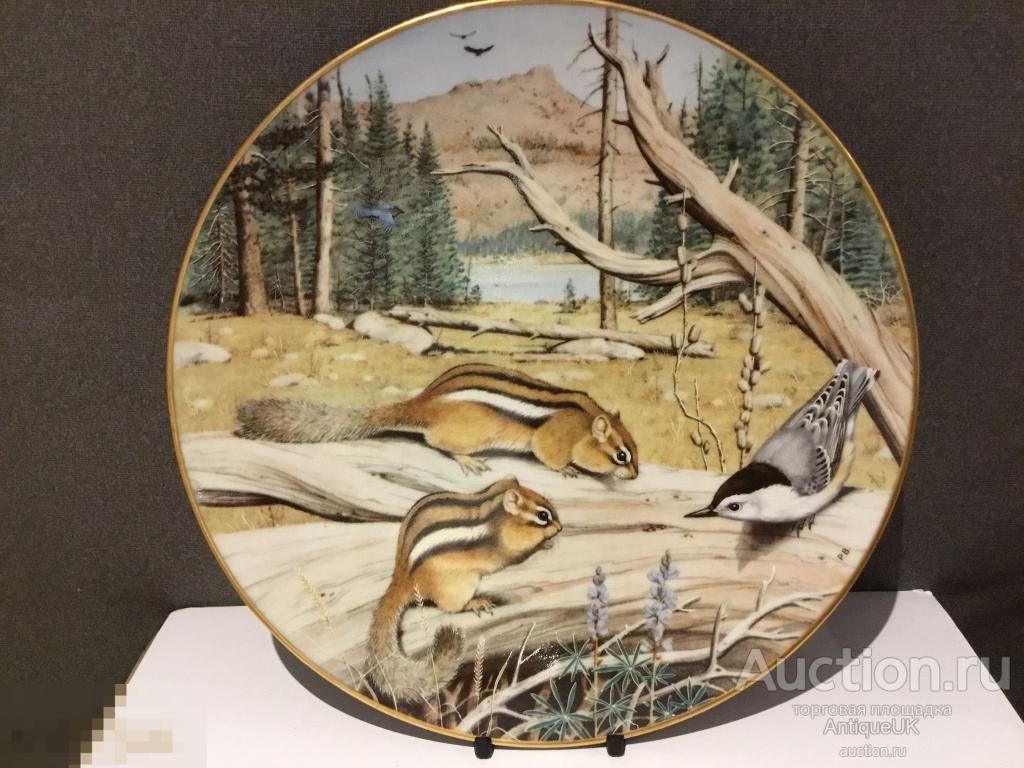 ДЕКОРАТИВНАЯ ТАРЕЛКА. FRANKLIN PORCELAIN. БЕСПЛАТНАЯ ДОСТАВКА!!! 