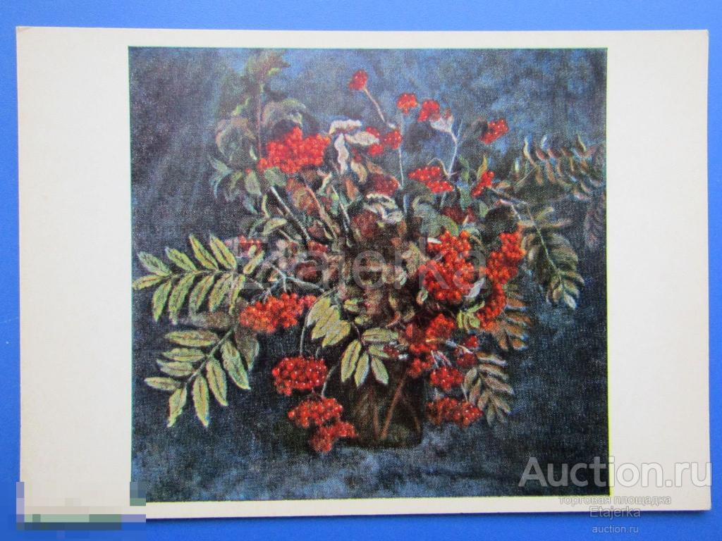 Машков  . Рябинка     . 1973. Живопись.   (м) 
