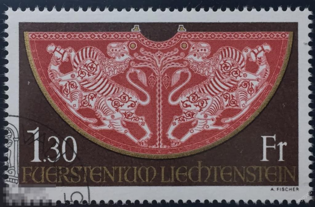 1975 Лихтенштейн Мантия для коронации 634 ГАШ ** А161-1 