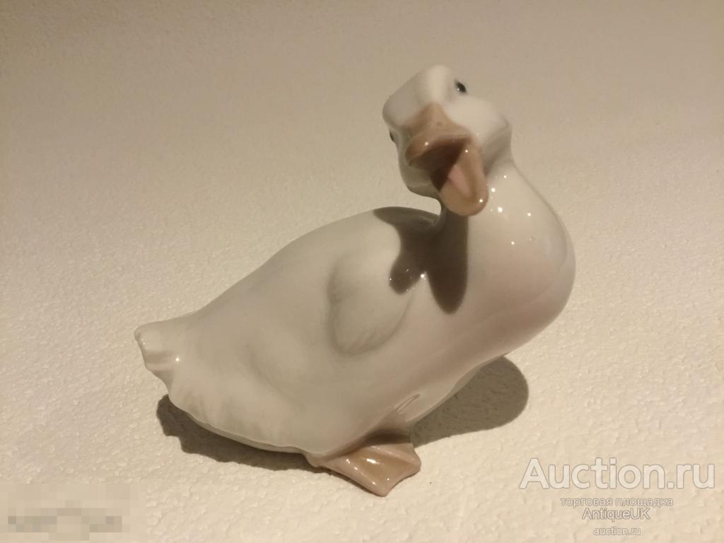 СТАТУЭТКА. УТОЧКА. ФАРФОР. ИСПАНИЯ. NAO. БЕСПЛАТНАЯ ДОСТАВКА!!! 