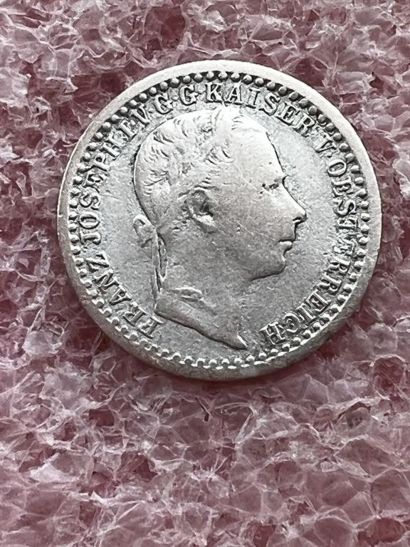 Австрия 5 крейцеров 1863 A 9ма