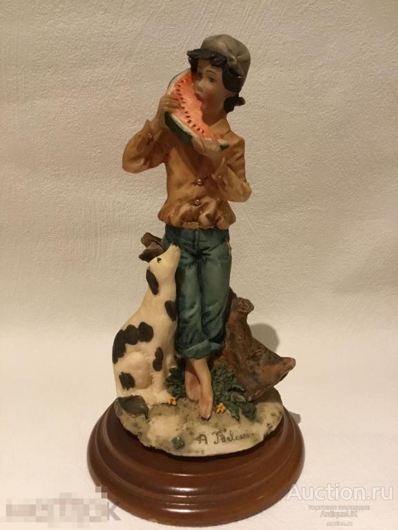 СТАТУЭТКА. A. BELCARI. КАПОДИМОНТЕ. CAPODIMONTE. БЕСПЛАТНАЯ ДОСТАВКА 