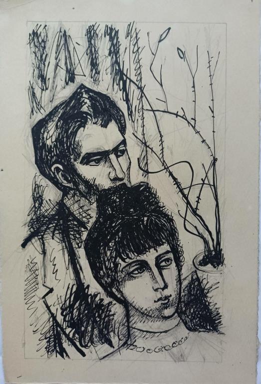 Рудаков М.З. (1914-1985) "Иллюстрация N 2 к прозе Л.Н.Толстого"