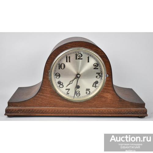 КАМИННЫЕ ЧАСЫ вестминстеркий бой КЛЮЧ + маятник Mid 20th century Oak