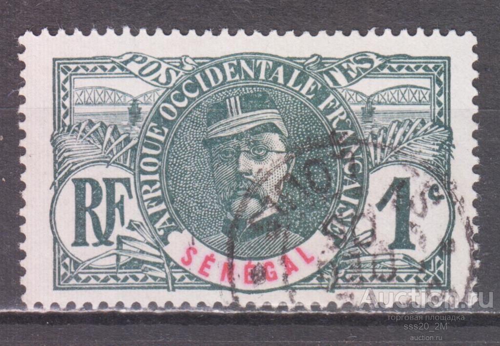 Сенегал 1906 губернатор генерал Луи Федерб Mi30