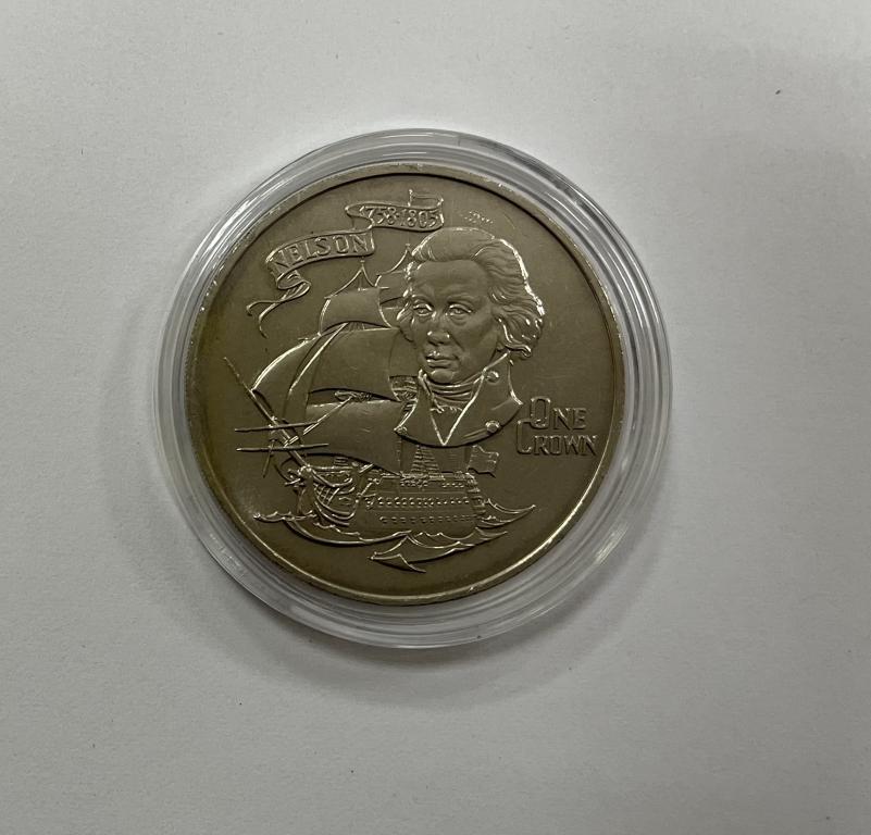 Гибралтар 1 крона 1980 Нельсон