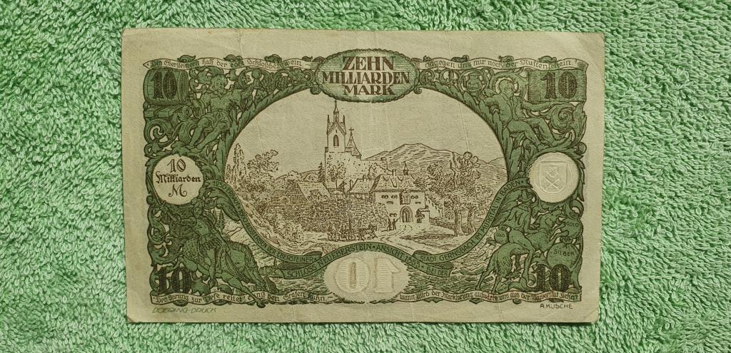 10000000000 (10 миллиардов) марок, 1923 год, город Гернсбах