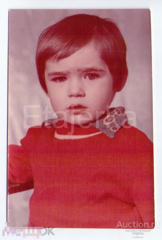 Ребенок .Детский сад. Портрет. Дети. Цветное. Ленинград. Фото СССР. 