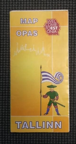 Таллин Tallinn карта схема 2002 г