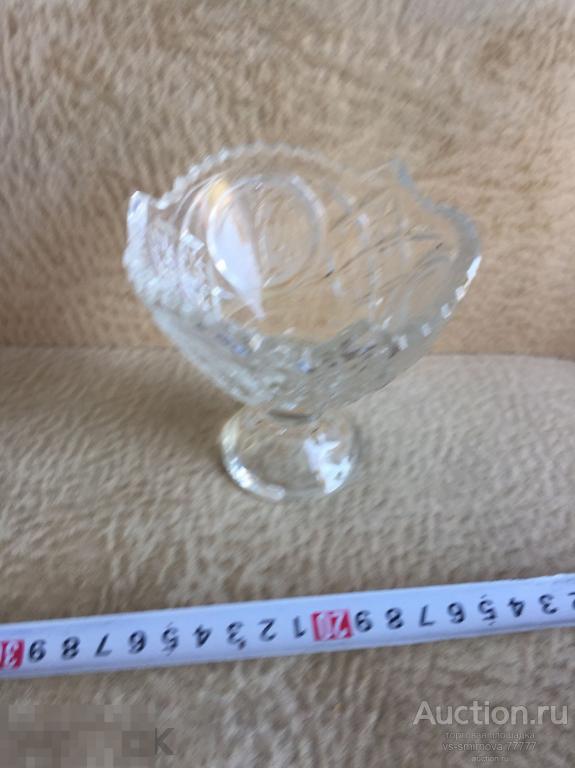 КОНФЕТНИЦА ВАЗА ХРУСТАЛЬ СТЕКЛО СССР, Состояние.811-1.Отправлю в регионы. 
