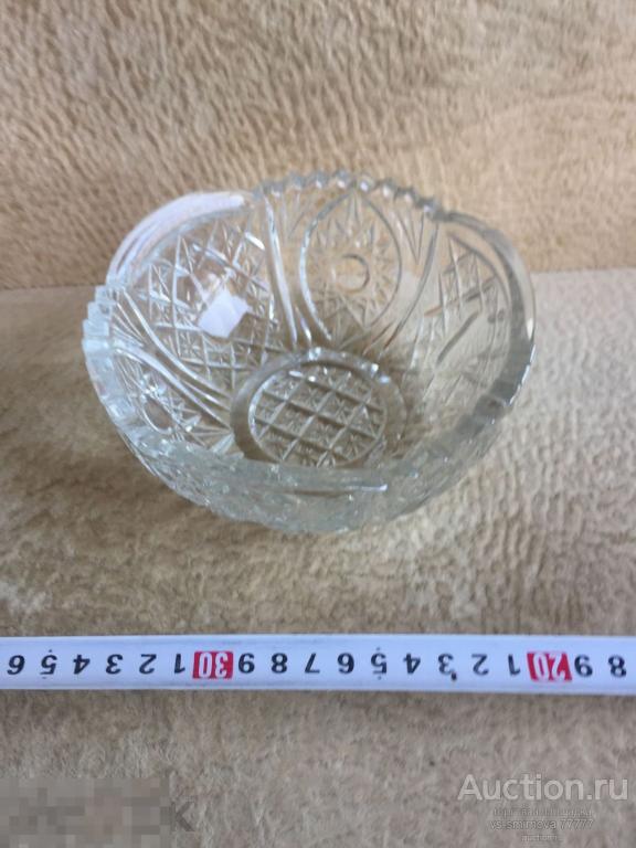 БЛЮДО ТАРЕЛКА ХРУСТАЛЬ СТЕКЛО СССР, Состояние.811-105.Отправлю в регионы. 