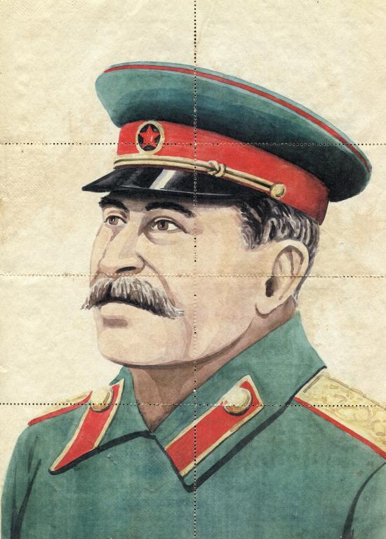 Картина по номерам сталин