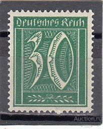 ГЕРМАНИЯ РЕЙХ  № 162 1921  Wz1  Сост** MNH