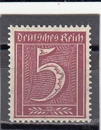ГЕРМАНИЯ РЕЙХ  № 158 1921  Wz1  Сост** MNH