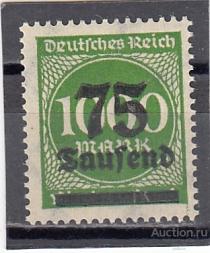 ГЕРМАНИЯ РЕЙХ  № 288 1923  Сост** MNH